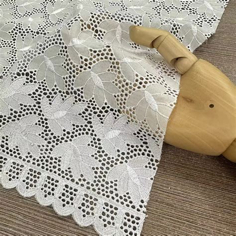 Latest 100 Polyester Water Soluble French Mesh Lace Fabric For Evening