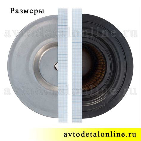 Фильтр воздушный УАЗ Патриот, высота 240 мм на ФОТО, 3160-1109080-12 ...