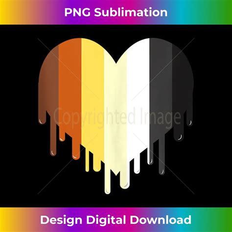 Dripping Gay Bear Heart Gay Bear Pride Exclusive PNG Subli Inspire Uplift