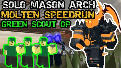 Solo Molten Mode On MASON ARCH Tds Roblox YouTube