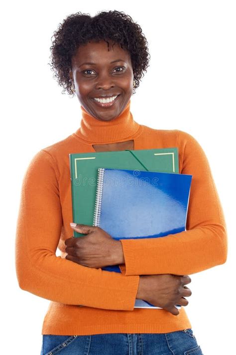 Étudiant afro américain image stock Image du noir latina