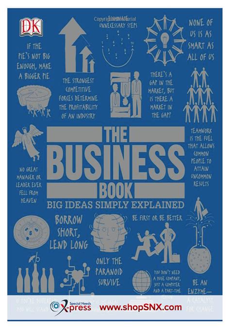 The Business Book Big Ideas Simply Explained Special Needs X Press