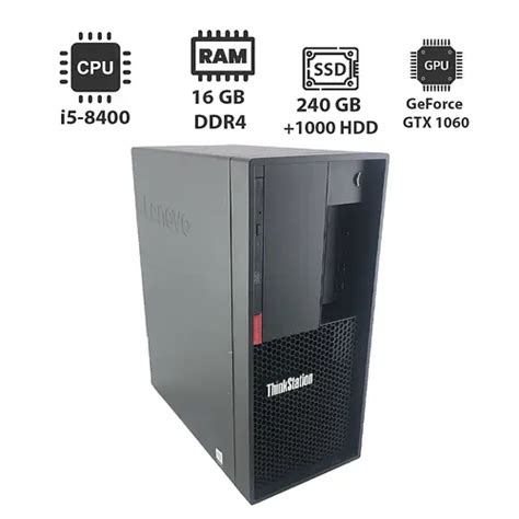 Игровой ПК Lenovo ThinkStation P330 Tower / Intel Core i5-8400 (6 ядер ...