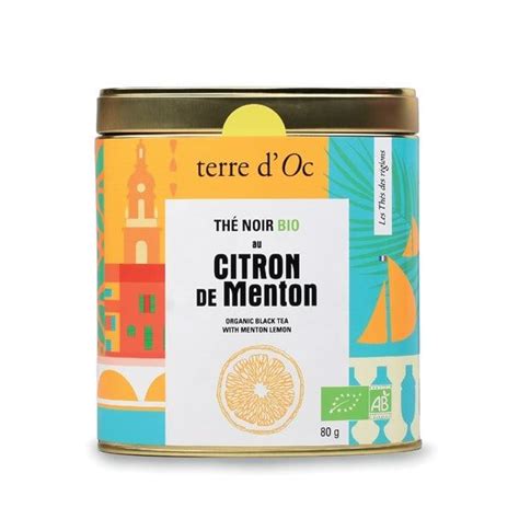 Th Noir Au Citron De Menton Bio Terre D Oc Achat Prix Fnac