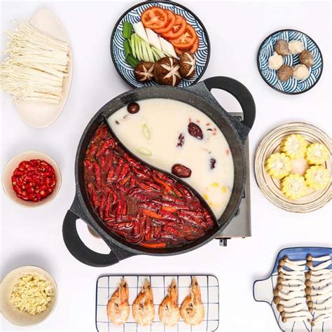 Jual Pre Order Cooker King Hotpot Panci Non Stick Hot Pot Shabu Shabu Cm Sekat Dua Lid Di