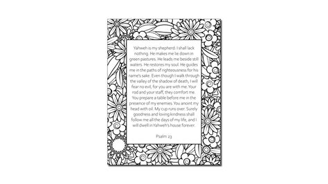 Psalm Coloring Pages