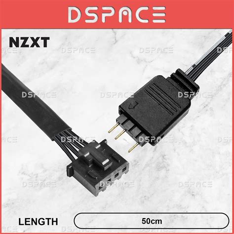 Nzxt V Pin To Argb V Pin Rgb Flexible Cable For Nzxt Controller