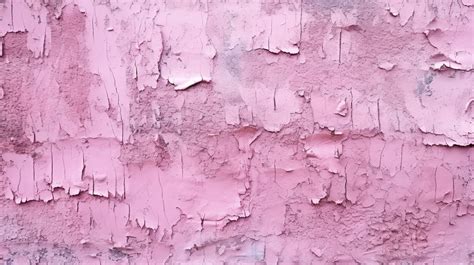 Hand Textured Pink Acrylic Mortar Wall With A Soft Pastel Hue