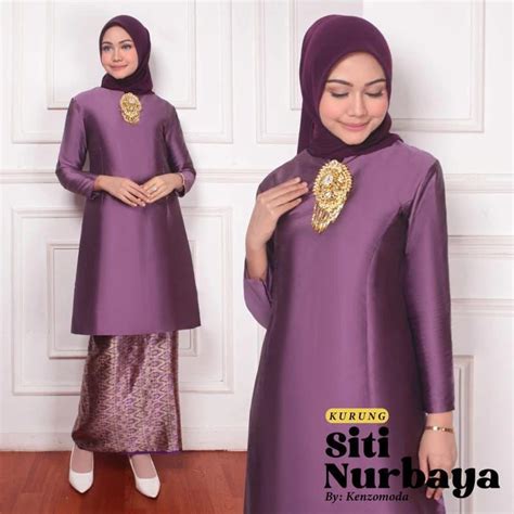 Jual Mafaza Setelan Baju Kurung Melayu Kebaya Tunik Padang Kebaya