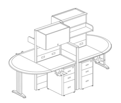 Escritorio Modular Para Y Lugares Configuracion Recta D N M