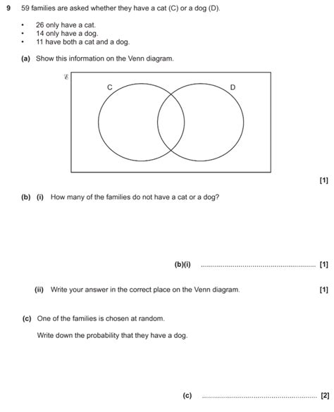 Gcse Venn Diagrams Solutions Gcse Diagrams Venn Docx