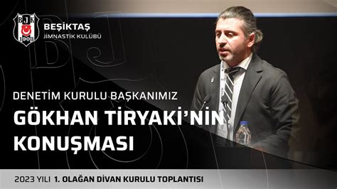 Denetim Kurulu Başkanımız Gökhan Tiryaki nin Konuşması 2023 Yılı 1