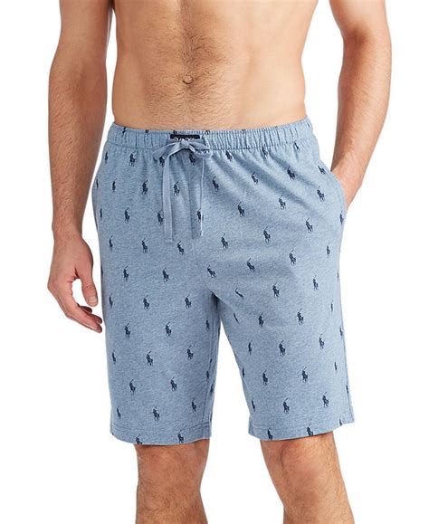 Polo Ralph Lauren Men S Allover Pony Sleep Shorts Reviews Pajamas