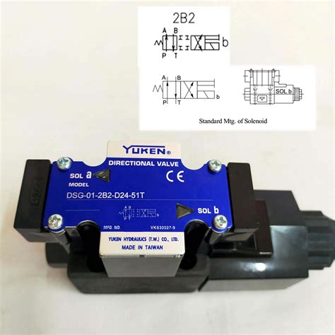 DSG 01 2B2 A240 N1 51T SOLENOID VALVE YUKEN HYDRAULIC DIRECTIONAL