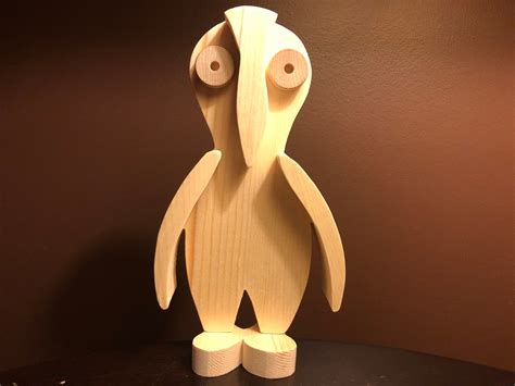 Wood Penguin Scroll Saw Pattern Etsy Canada