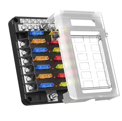 Way Atc Type Fuse Block With Fault Indicator Negative Busbar Buy