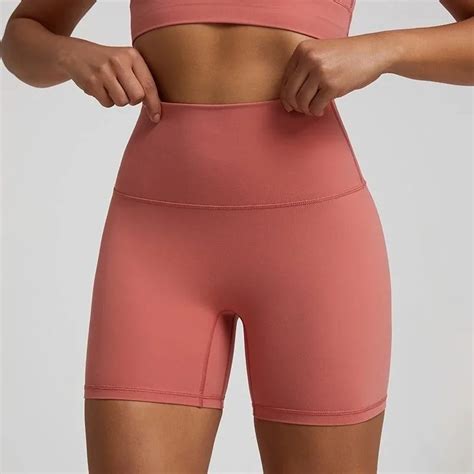 Dry Nude Yoga Shorts Hip Lifting Running Fitness Shorts Tight High Waist Sports Leggings