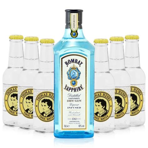 Gin And Tonic Set Bombay Sapphire Thomas Henry Tonic Bombay