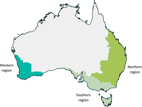 Where Is Wheat Grown In Australia Map Emelia Morganica