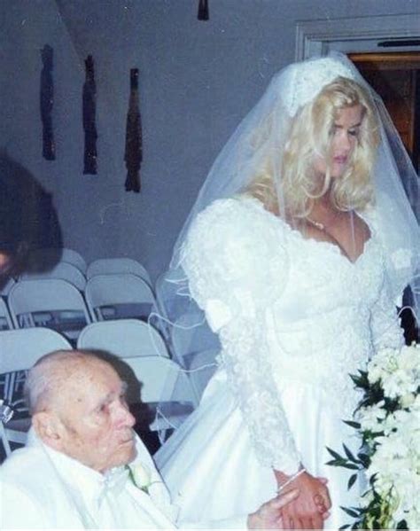 Anna Nicole Smith Then A 24 Year Old Stripper Marrying 86 Year Old Oil Tycoon J Howard