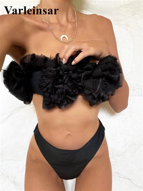 Waist Strapless Bikini Female Swimsuit Women Swimwear Aliexpress