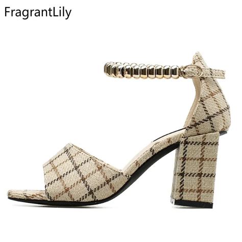 Fragrantlily 2018 Hot Women Shoes Fashino Sexy Square Head High Heel