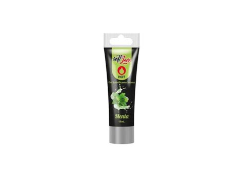 Gel Lubrificante Íntimo Hot Beijável Menta 15ml Soft Love o Melhor Preço é no Zoom