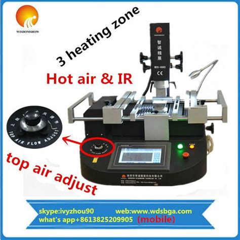 Hot Air Used Bga Rework Station WDS 4860 WISDOMSHOW Bga REWORK STATION China Manufacturer