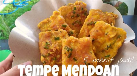 Resep Tempe Goreng Mendoan Enak Super Renyah Menit Jadi Youtube