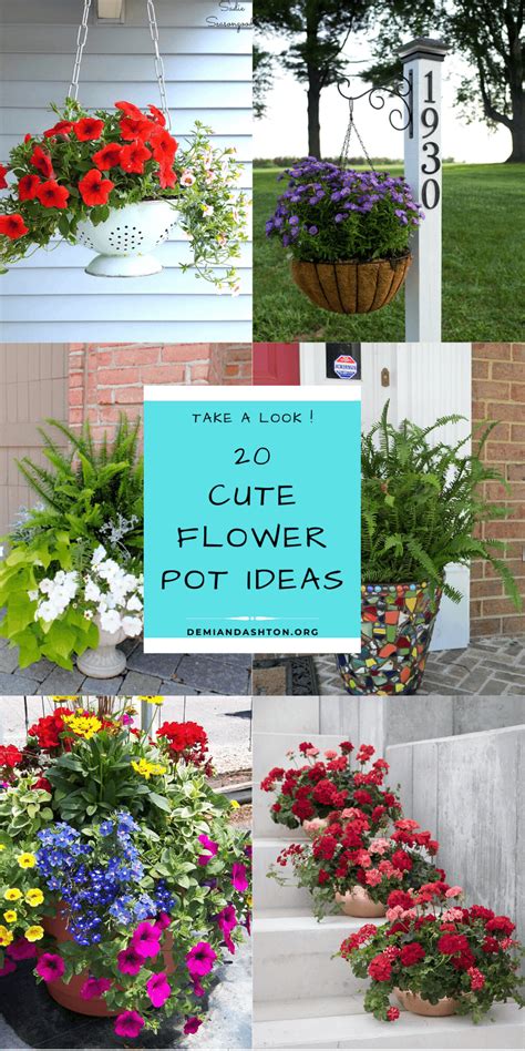 20 Cute Flower Pot Ideas To Make Your Garden Wonderful - Harp Times