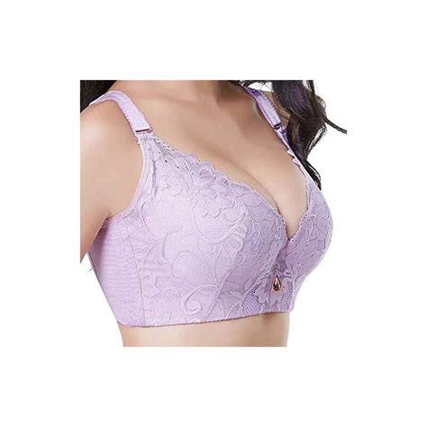 Vagilo Donna Plus Size Pizzo Sexy Bra Lingerie No Trace Bra Top Push Up Grandi Reggiseni Stileo It