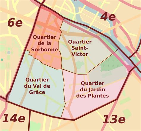 Plan Du E Arrondissement De Paris