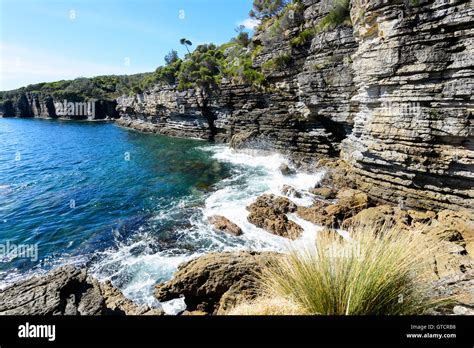Spectacular view of cliffs at Outer Tubes, Point Perpendicular, Jervis