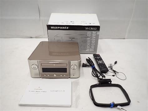 【やや傷や汚れあり】marantz マランツ ネットワークcdレシーバー M Cr612 2020年製 元箱リモコン説明書付き ∩