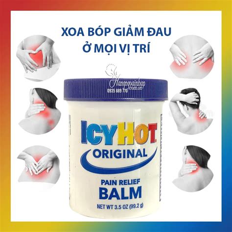 Dầu xoa bóp giảm đau Icy Hot Balm Pain Relieving của Mỹ