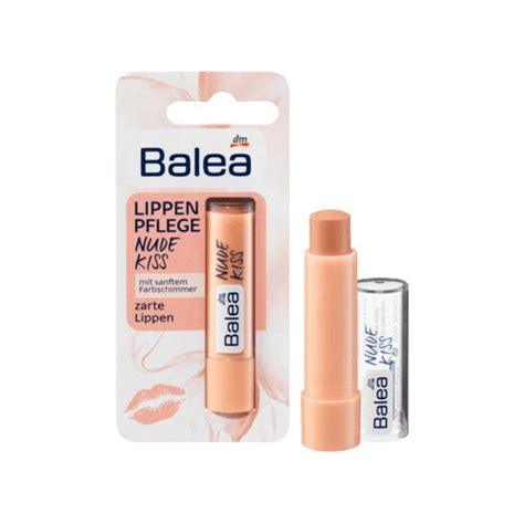 Balea Lippenpflege Nude Kiss Limited Edition Balea 芭乐雅NUDE KISS裸色润唇膏 1Source