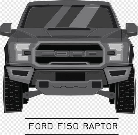 Ford F150 Raptor Pickup Car Front View Png Pngwing