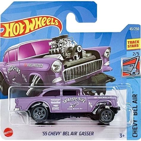 Hot Wheels Машинка базовой коллекции 55 CHEVY BEL AIR GASSER C4982 HCW89 купить с доставкой по