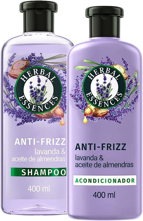 HERBAL ESSENCES Kit Shampoo Y Acondicionador Anti Frizz Lavanda Y