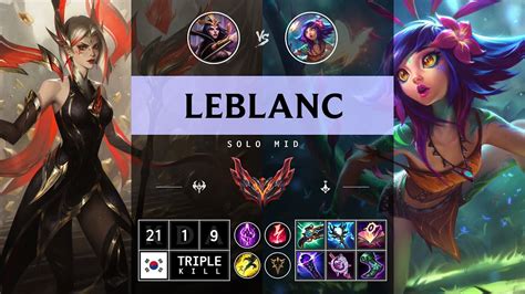 LeBlanc Mid Vs Neeko KR Grandmaster Patch 14 13 YouTube