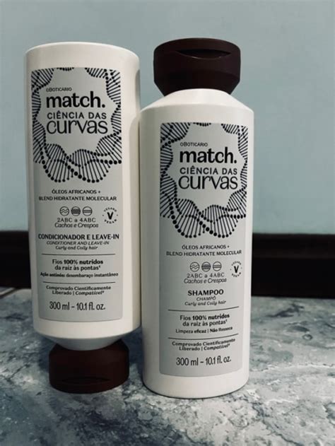 Combo Match Ci Ncia Das Curvas Shampoo Ml Condicionador E Leave