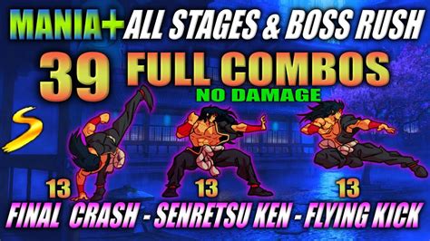 Full Combo Boss Rush All Stages Mania Shiva Streets Of Rage