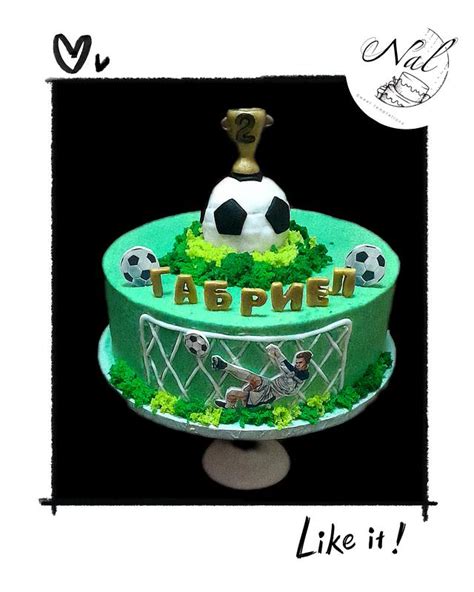 Football Cake Decorated Cake By Nal Cakesdecor