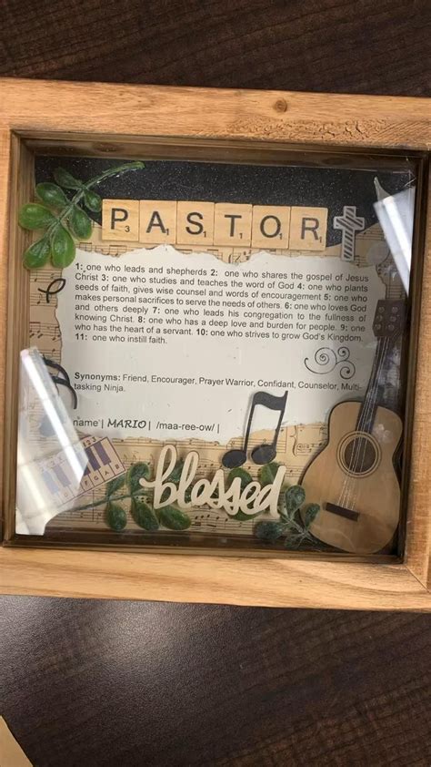 Pastor Pastors Wife Appreciation Day Shadow Box Pastor Appreciation