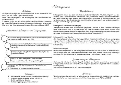 Heterogenität Zusammenfassung Mindmap Heterogenität Einleitung Seit