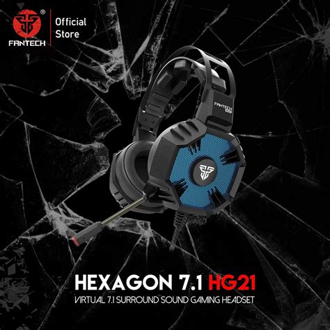 Fantech HG21 Hexagon Virtual 7 1 Surround Over Ear RGB Gaming Headset