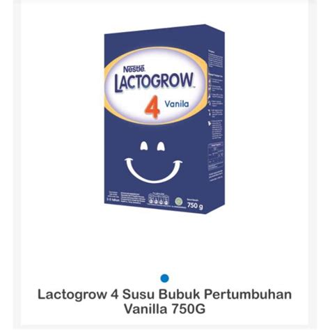 Jual Lactogrow Susu Bubuk Pertumbuhan Madu Vanilla G Shopee