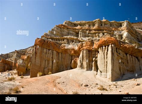 Sedimentary Rock Formation Red Rock Canyon State Park California Untied States Of America Stock