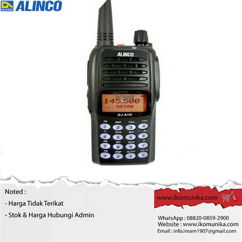 Alinco Dj A Supplier Alat Radio Komunikasi Jakarta