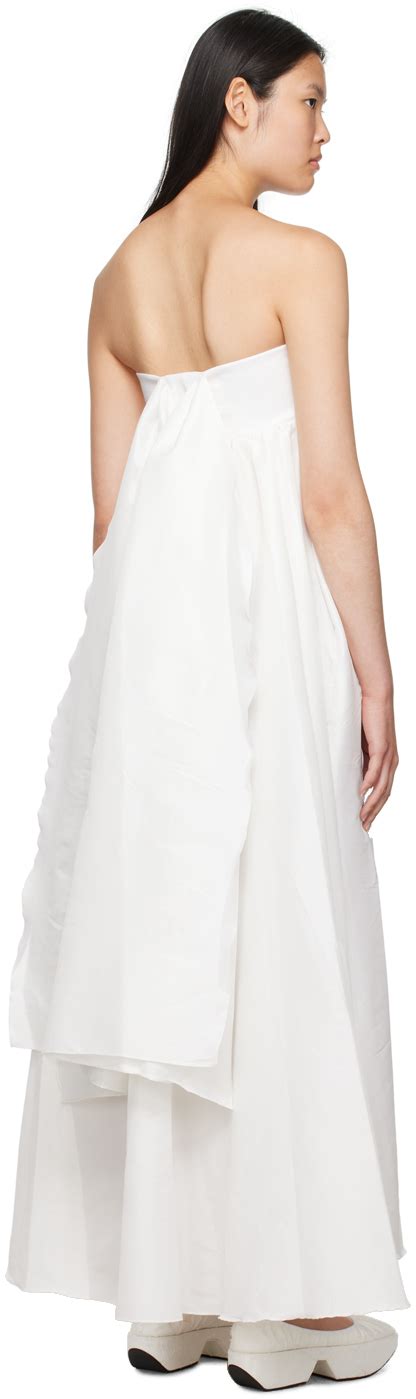 Kika Vargas SSENSE Exclusive White Maxi Dress Kika Vargas